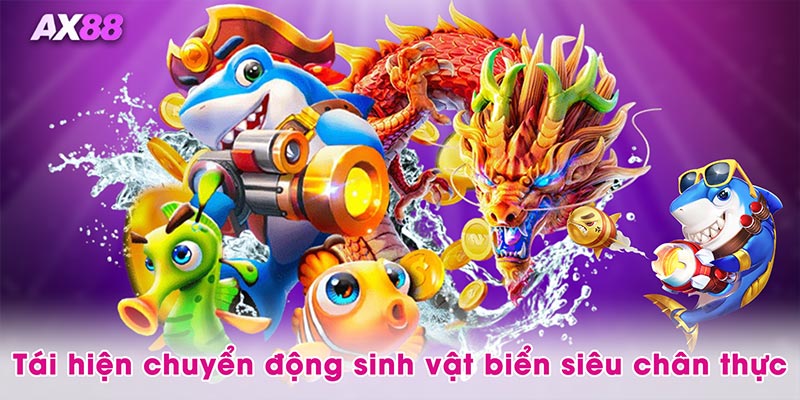Tái hiện chuyển động sinh vật biển siêu chân thực
