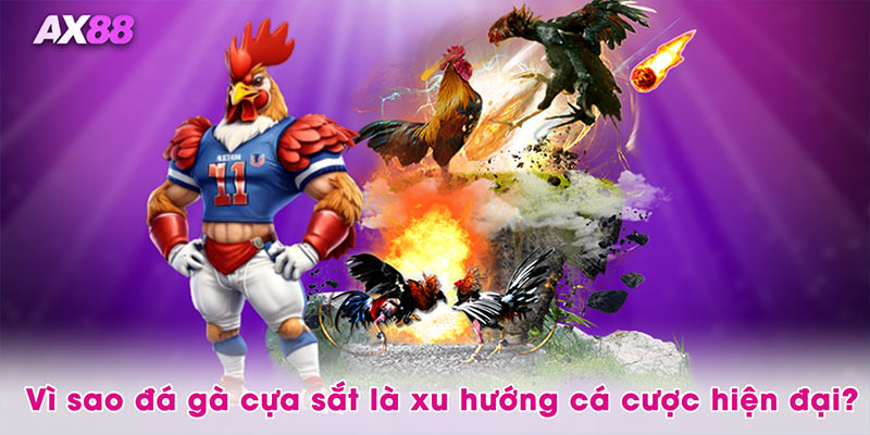 Vì sao đá gà cựa sắt là xu hướng cá cược hiện đại?
